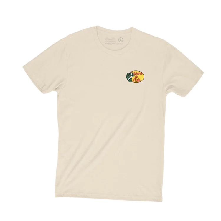 Fly Supply Learn To Fish Cream Tee – Exit 1 Boutique