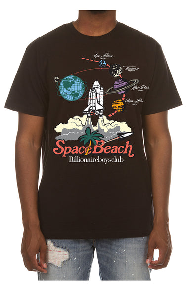 Billionaire Boys Club Space Beach Black Tee